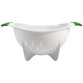 4 Quart Colander with Green Handle