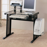 Pratum Glass Computer Desk