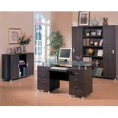 Covina Standard Desk Office Suite