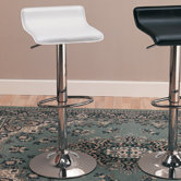 Colorado City 29" Barstool with Footrest in White