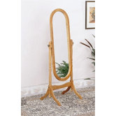 Roy 59" Cheval Mirror in Oak