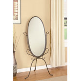 Caratunk Cheval Mirror in Antique Bronze