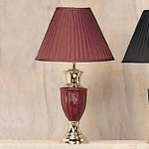 27" Table Lamp in Wine