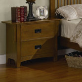 Bloomburg 2 Drawer Nightstand