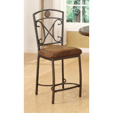 Tavio Scroll Back Counter Height Chair