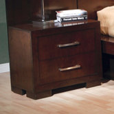 Jessica Light 2 Drawer Nightstand