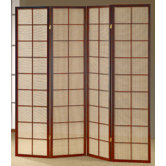 4 Panel Fabric Shoji Screen