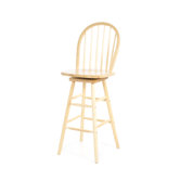 Kingsburg 29" Swivel Windsor Bar Stool in Natural