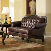 Valencia Leather Loveseat