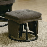 Vanceboro Chenille Glider Ottoman