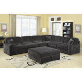 Bromley Velvet Sectional