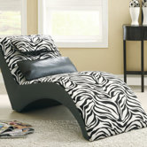 Chenille Chaise Lounge