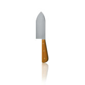 La Via Lattea Knife for Hard Cheeses in Mirror Polished by Anna and Gian Franco Gasparini