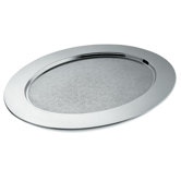 Ovale Cesellato Decorated Oval Tray by Alessandro Mendini