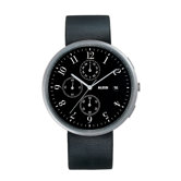 Record Chronograph Leather Watch