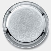 Ufficio Tecnico Alessi Mercurio Decorated Saucer