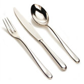 Caccia Flatware Collection in Mirror Polished by Luigi Caccia Dominioni
