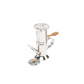 Miniature Neapolitan Coffee Maker in Mirror Polished by Dalisi Riccardo