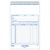 5-1/2" x 7-7/8" Carbonless Triplicate Sales Book