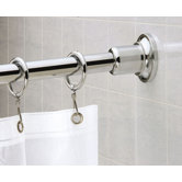 Marina 6' Shower Curtain Rod in Chrome