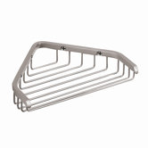 Corner Shower Shelf in Satin Nickel