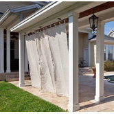 Exterior Privacy Tab Curtain