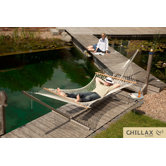 Double Cotton Hammock with Timber Spreader Bar