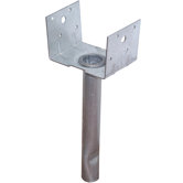 Elevated Post Base Structural Connector