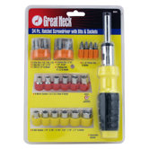 34 Piece Ratchet Screwdriver Set 92018