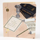 Judaica Mitzvah Book Photo Album