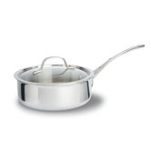 Tri-Ply Stainless Steel 2.5-qt. Saucier with Lid