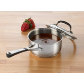 Simply Calphalon 1-qt. Stainless Steel Saucepan with Lid