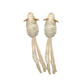 Catit Eco Terra Natural 2 Mice Cornhusk and Raffia Cat Toy
