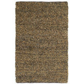 Pelle Short Leather Brown/Light Brown Rug