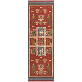Traditions Tribal Burgundy Rug