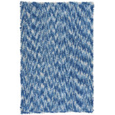 Shagadelic Blue Twist Swirl Rug