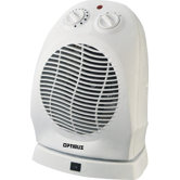 Portable Oscillating Fan Heater with Thermostat
