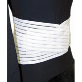 Low Contour Lumbar Sacral Support in White