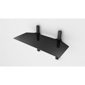 Sky Shelf Double Wide Glass in Black