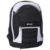 17" Two-Tone Backpack with Mesh Pockets