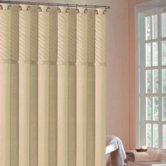 Annecy Pin Tuck Shower Curtain in Antique Ivory