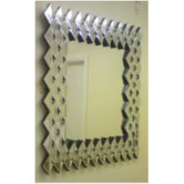 Triangle Sections Bevelled Mirror