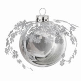 Dekokugel "Smila" in Silber
