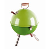 Minigrill "Mini BBQ" in Gr&uuml;n / Hellgr&uuml;n