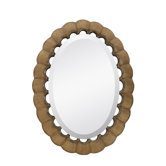 Traditional Oval Bevel Wall Mirror