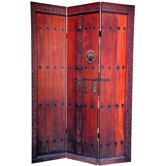 6Feet Tall Double Sided Doors Canvas Room Divider