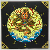 Dynasty Sea Dragon Wall Clock