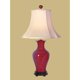 29 Inch Oxblood Vase Lamp