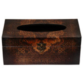 Olde-Worlde European Tissue Box in Faux Leather