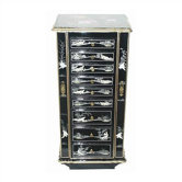Chinese Birds and Flowers Jewelry Armoire